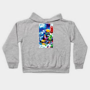 Party animal hard times Kids Hoodie